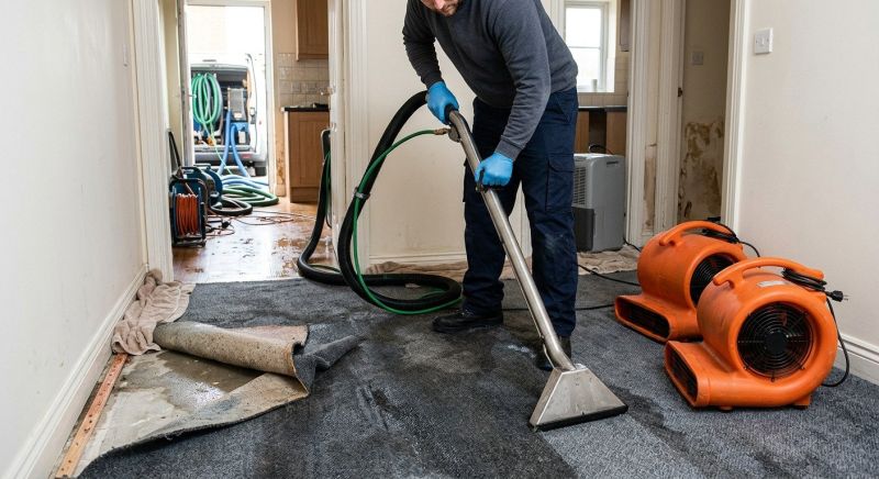Wet Carpet Restoration in Wilmington, NC