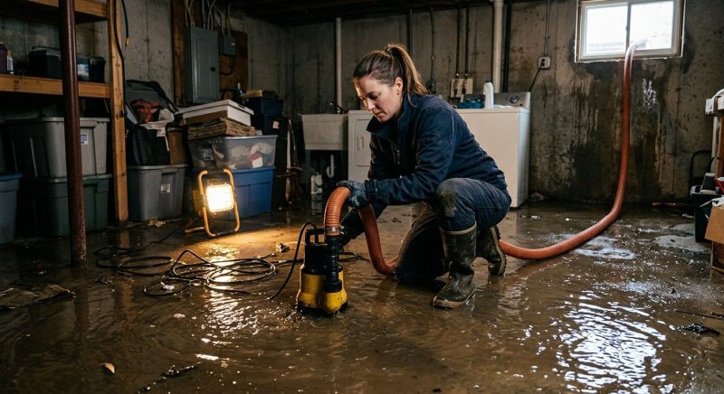 Basement Water Cleanup in Wilmington, NC