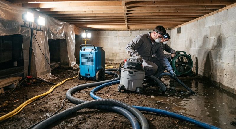 Basement Water Cleanup in Santa Rosa, CA