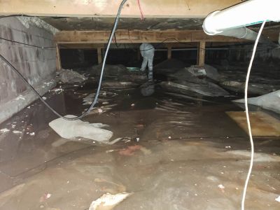 Crawlspace Water Removal in Wilmington, NC