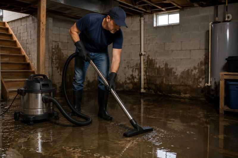 Flooded Basement Cleanup in Wilmington, NC