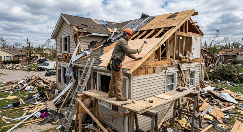 Storm Damage Repair in Overland Park, KS